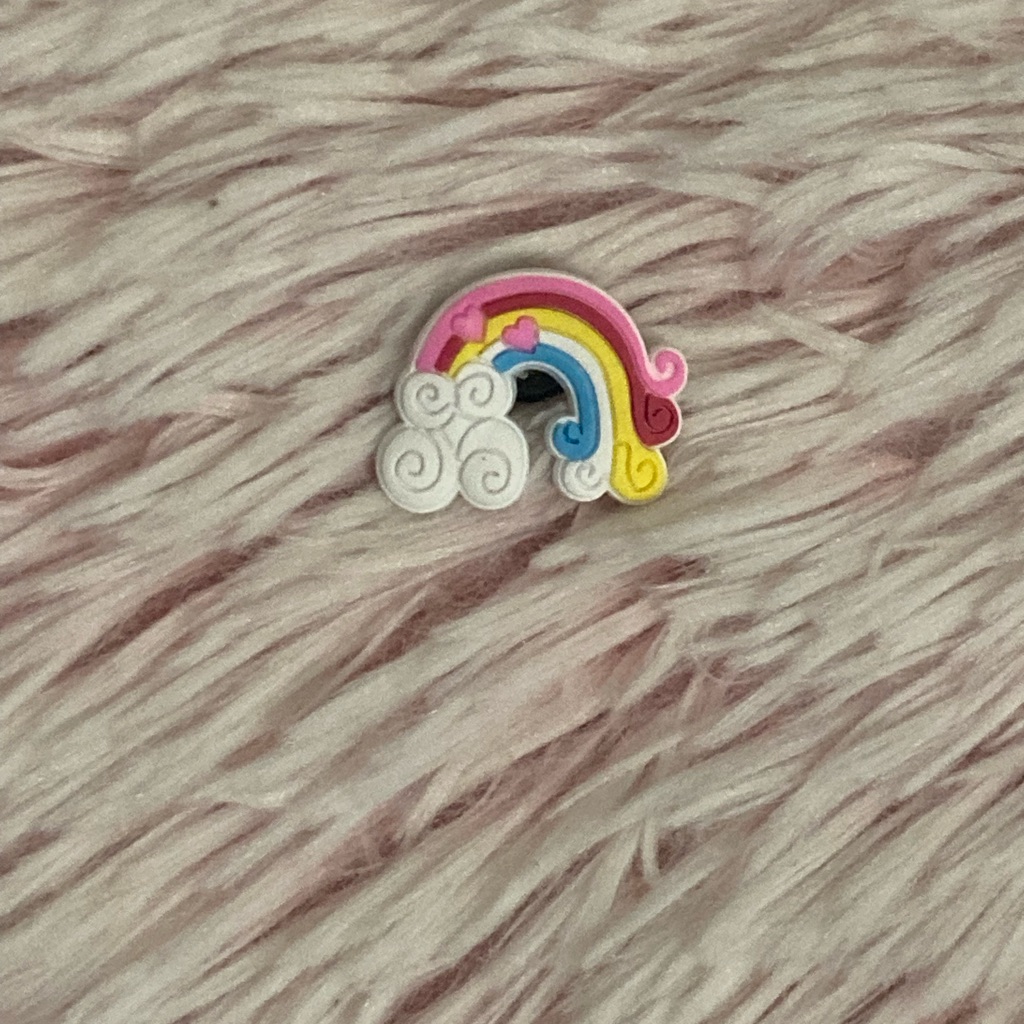 Rainbow Croc Charm